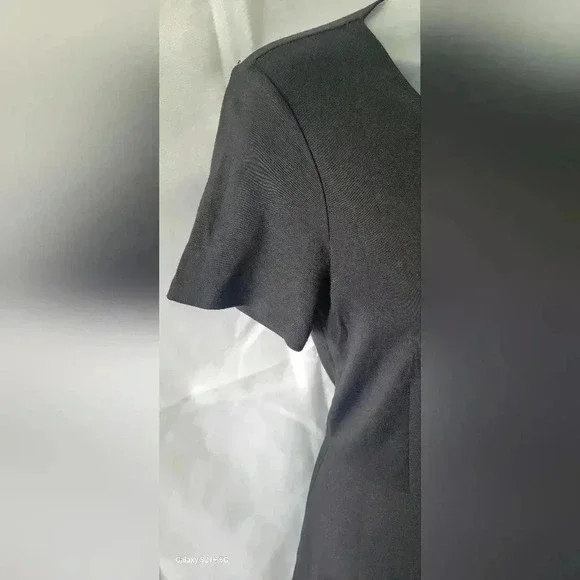 SIZE 6 THEORY dress Karline Idol Jersy A-Line Stretch Classic Career - Picture 4 of 11